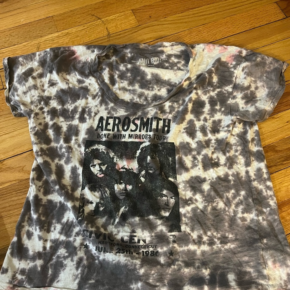 Tie Dye Aerosmith T shirt